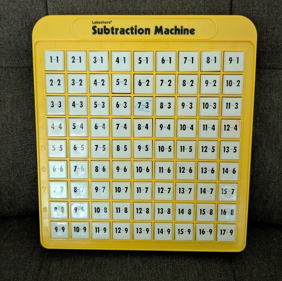 Lakeshore Math Learning Boards Set Addition Subtraction Multiplication Division - Picture 3 of 6